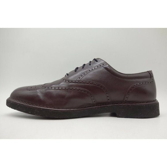 Rockport DresSports Burgundy Leather Wingtip Lace Up Oxfords Shoes Men\'s 11 W main image 9